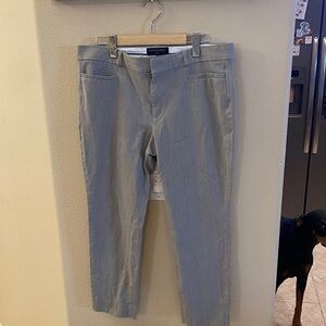 Banana Republic Light Gray Ankle Pants